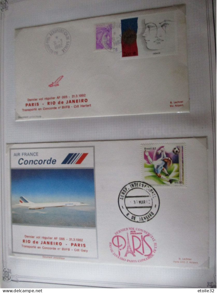 CONCORDE Dernier Vol PARIS/RIO/PARIS 1982 - Concorde