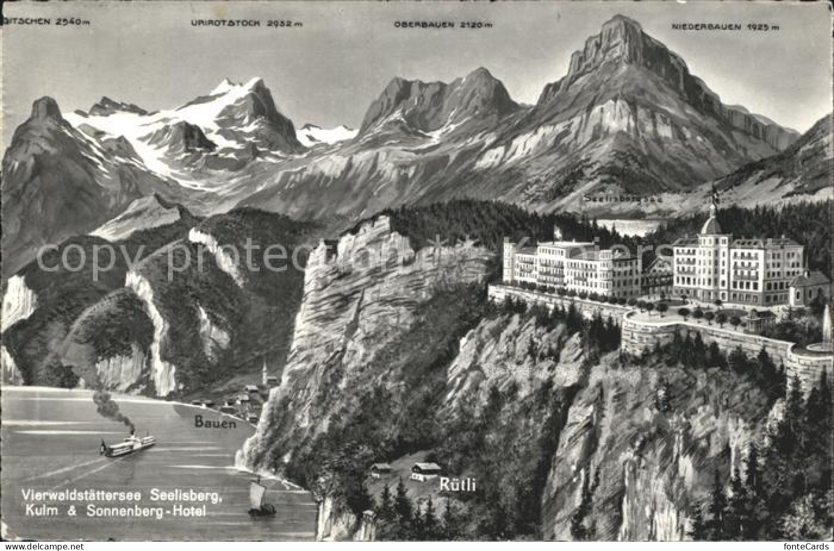 12334673 Ruetli Vierwaldstaettersee Seelisberg Kulm Sonnenberg-Hotel Ruetli - Other & Unclassified