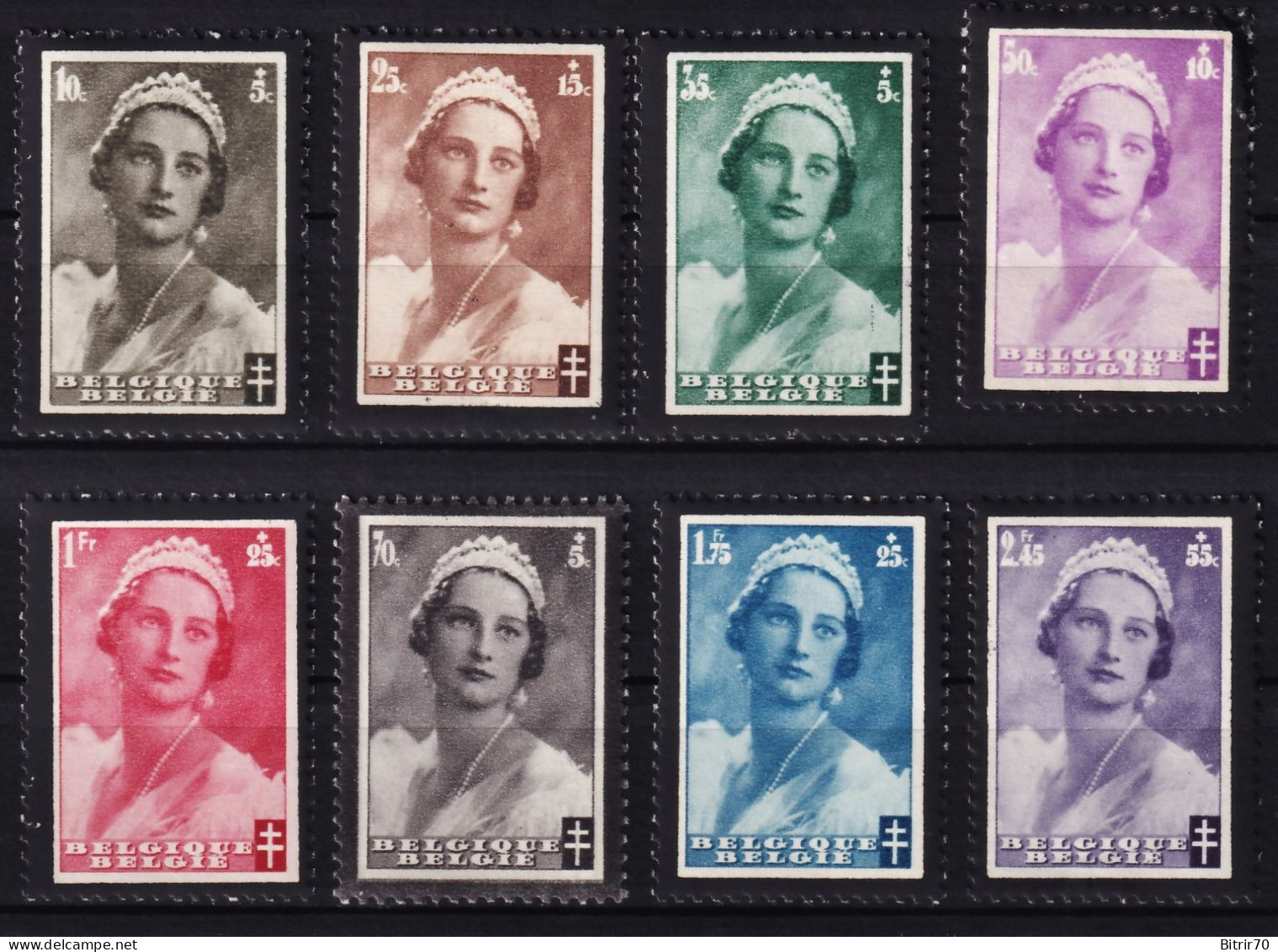 Belgica, 1935 Y&T. 411 / 418, MNH. - Unused Stamps