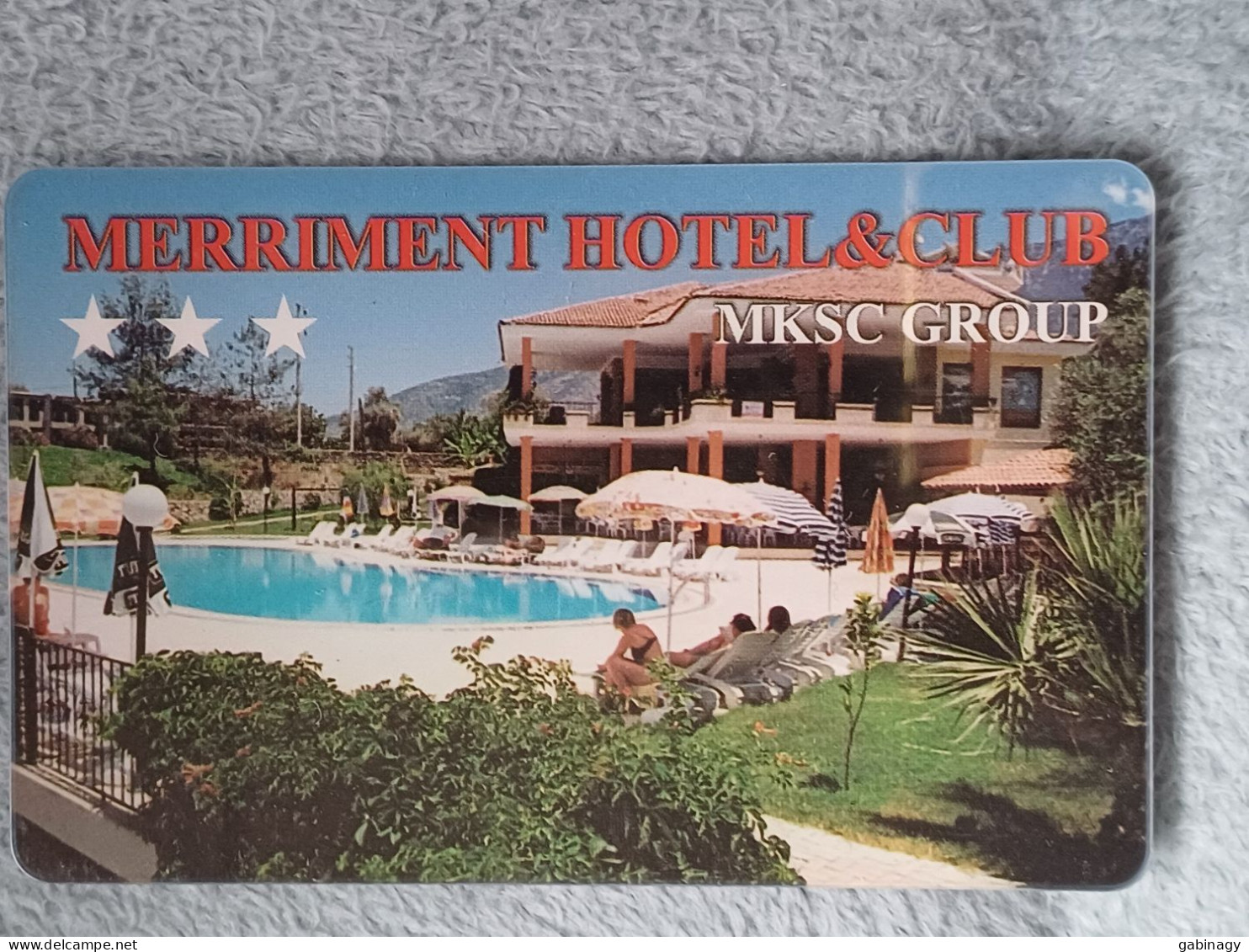 HOTEL KEYS - 2563 - TURKEY - HOTEL MERRIMENT - Cartes D'hotel