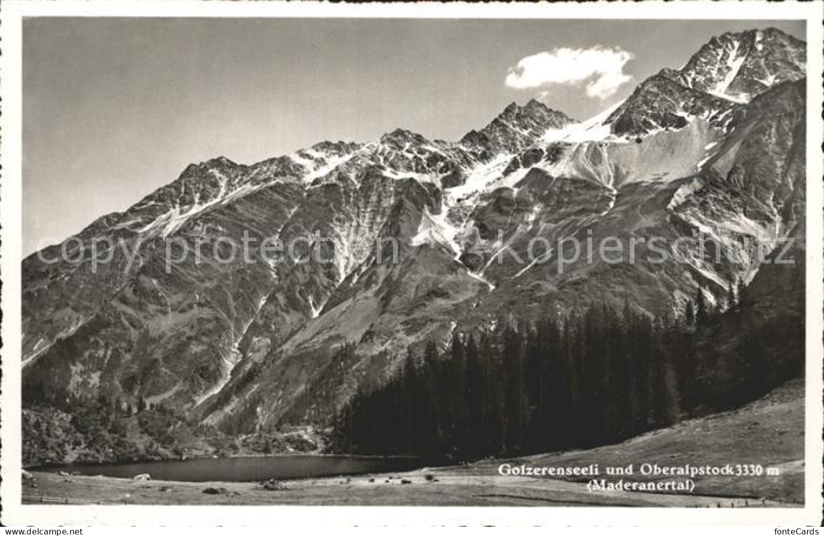 12334660 Maderanertal Golzerenseeli Und Oberalpstock Maderanertal - Other & Unclassified