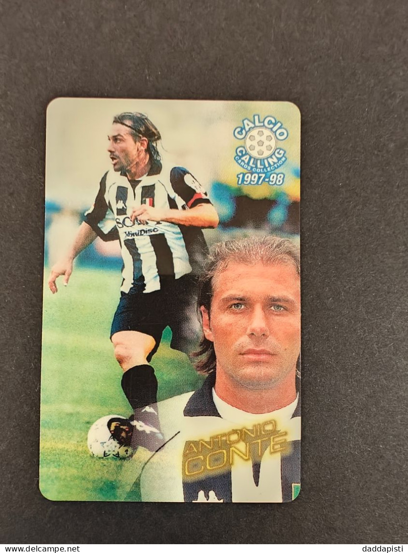 Panini Calcio Calling 1997/98 - Scheda Telefonica Nuova -  18/56 - Antonio Conte - Sport