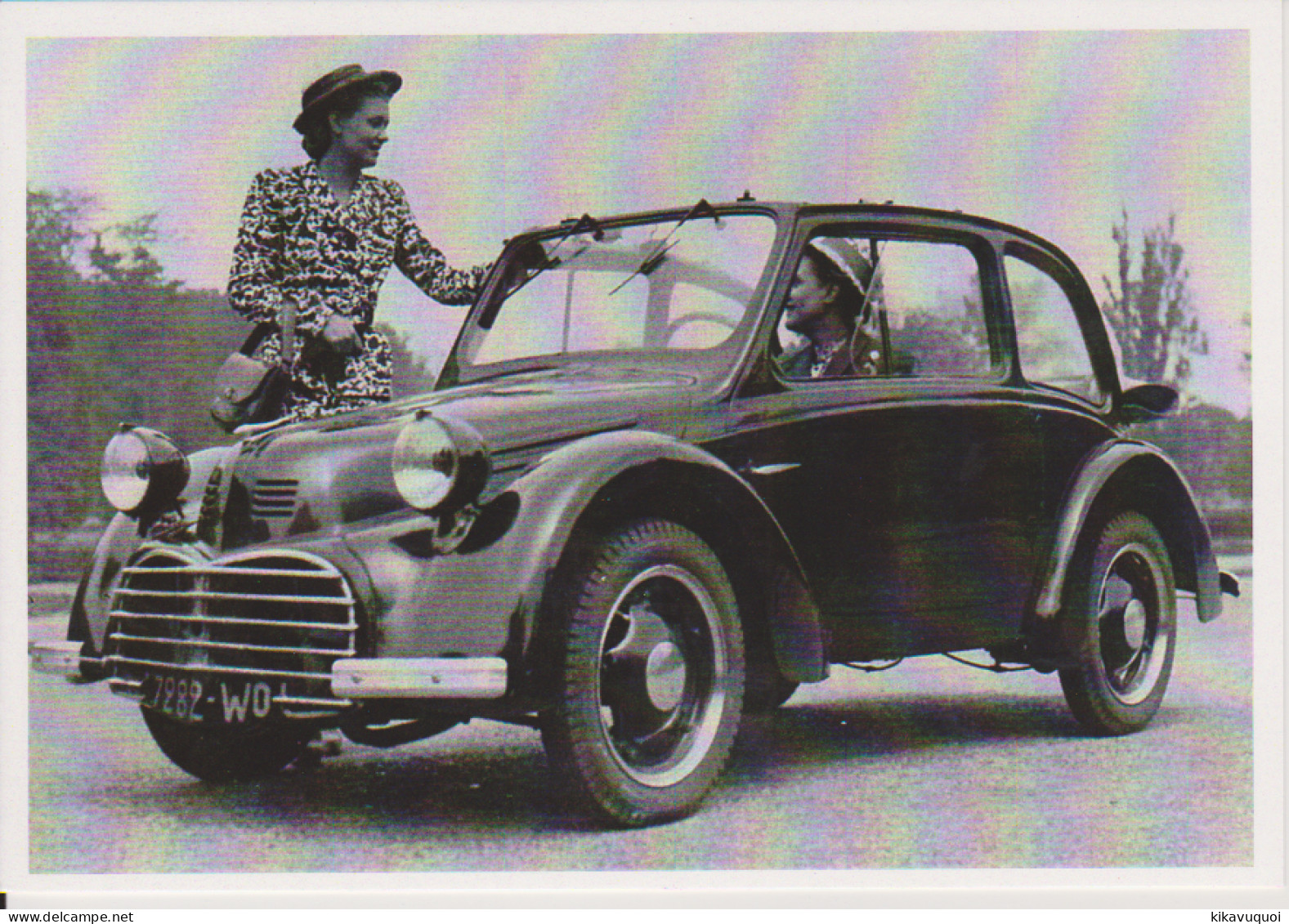 AFG ALUMINIUM FRANCAIS GREGOIRE PROTOTYPE 1942 - Carte Postale 10X15 CM NEUF - Passenger Cars