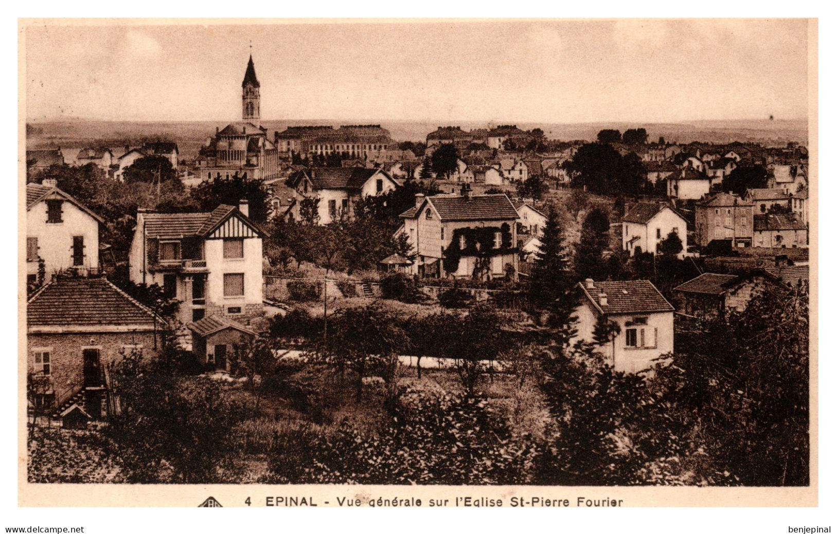 Epinal - Vue Générale Sur L'Eglise Saint-Pierre-Fourier - Epinal
