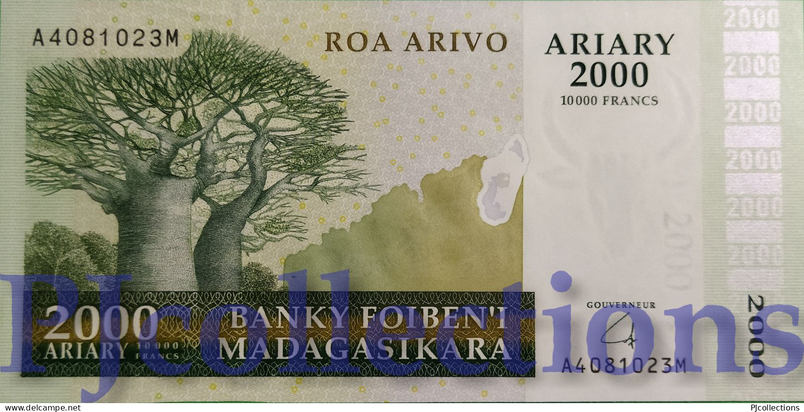 MADAGASCAR 2000 ARIARY 2007 PICK 90a UNC - Madagaskar