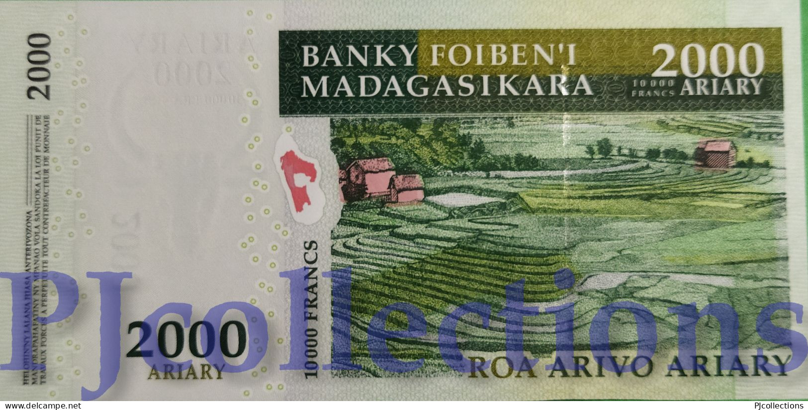 MADAGASCAR 2000 ARIARY 2007 PICK 90a UNC - Madagascar