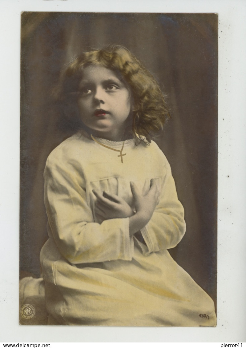 ENFANTS - LITTLE GIRL - MAEDCHEN - Jolie Carte Fantaisie Portrait Fillette - Portretten