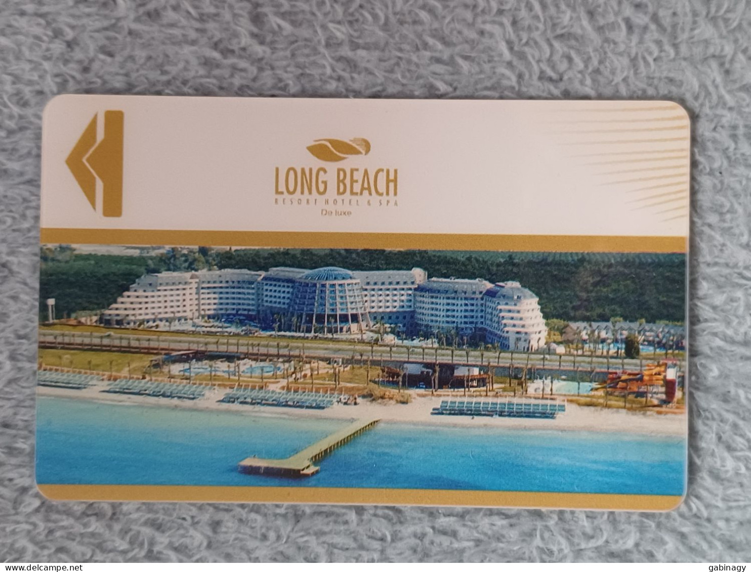 HOTEL KEYS - 2566 - TURKEY - LONG BEACH - Cartes D'hotel