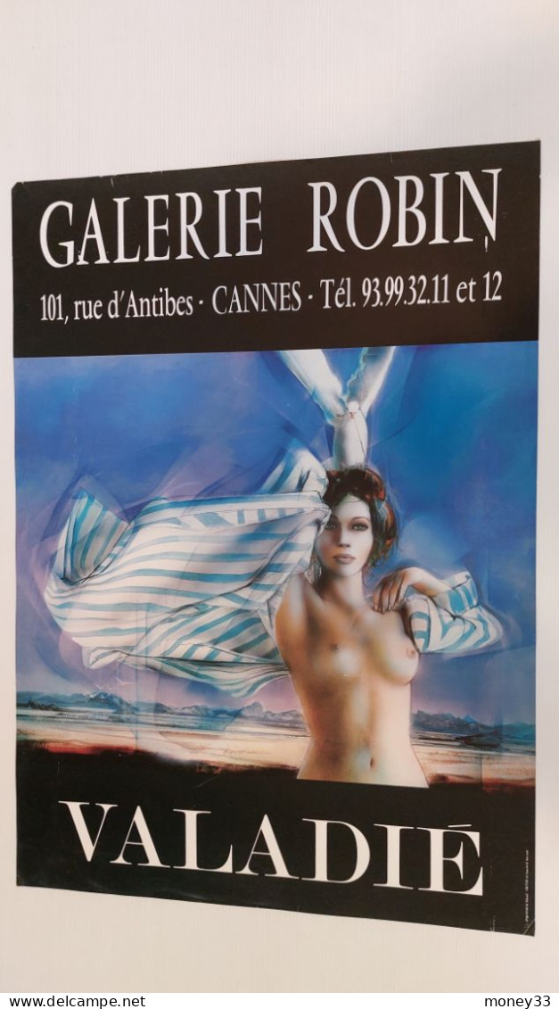 Affiche VALADIE Galerie Robin Cannes - Plakate