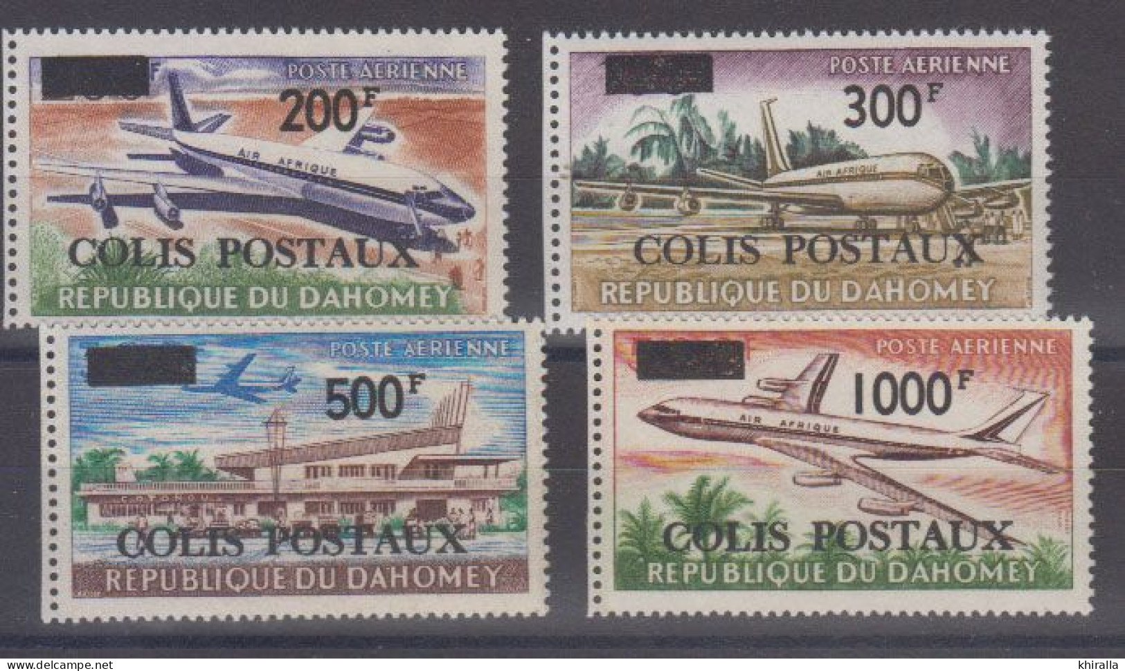 DAHOMEY  1967  COLIS POSTAUX  N°  8 / 11  ( Neuf Sans Charnieres )    COTE  60 € 00 - Benin – Dahomey (1960-...)