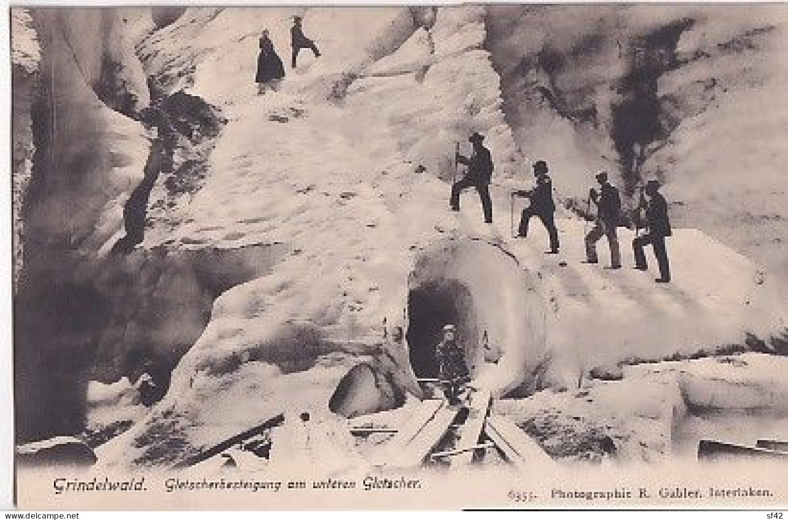 GRINDELWALD          GLETSCHERBESTEIGUNG AM UNTEREN GLETSCHER - Grindelwald