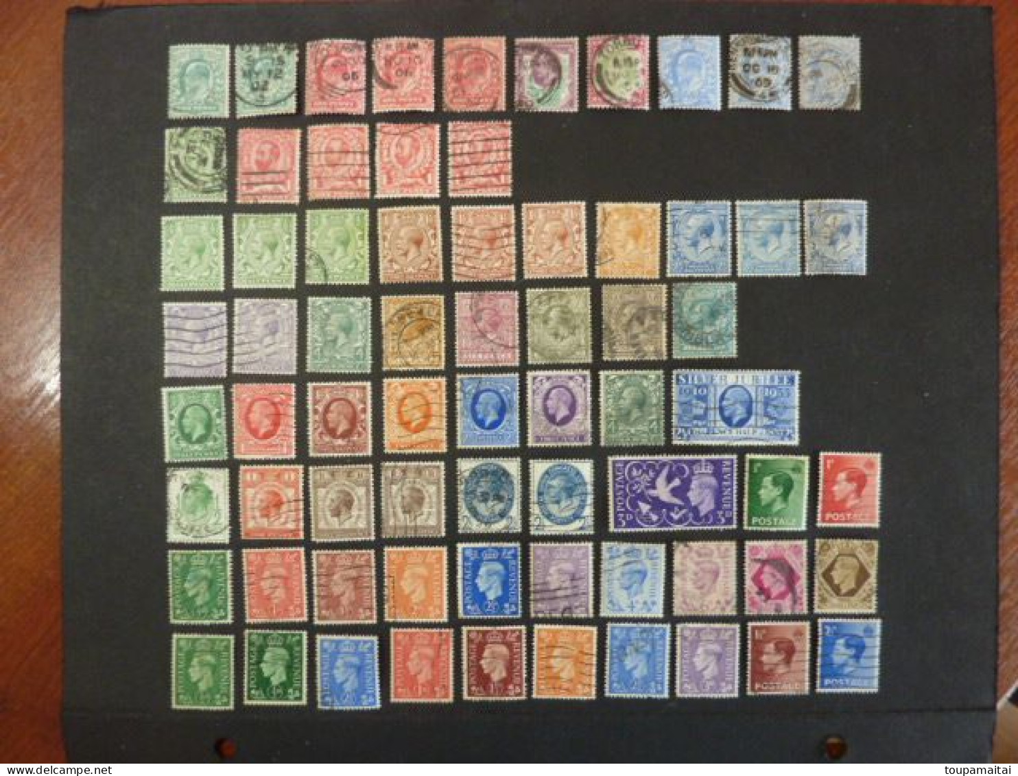 GRANDE BRETAGNE, Divers Timbres Des Années 1902 à 1951, LOT De 70 TIMBRES OBLITERES, Edward VII à Georges VI - Used Stamps
