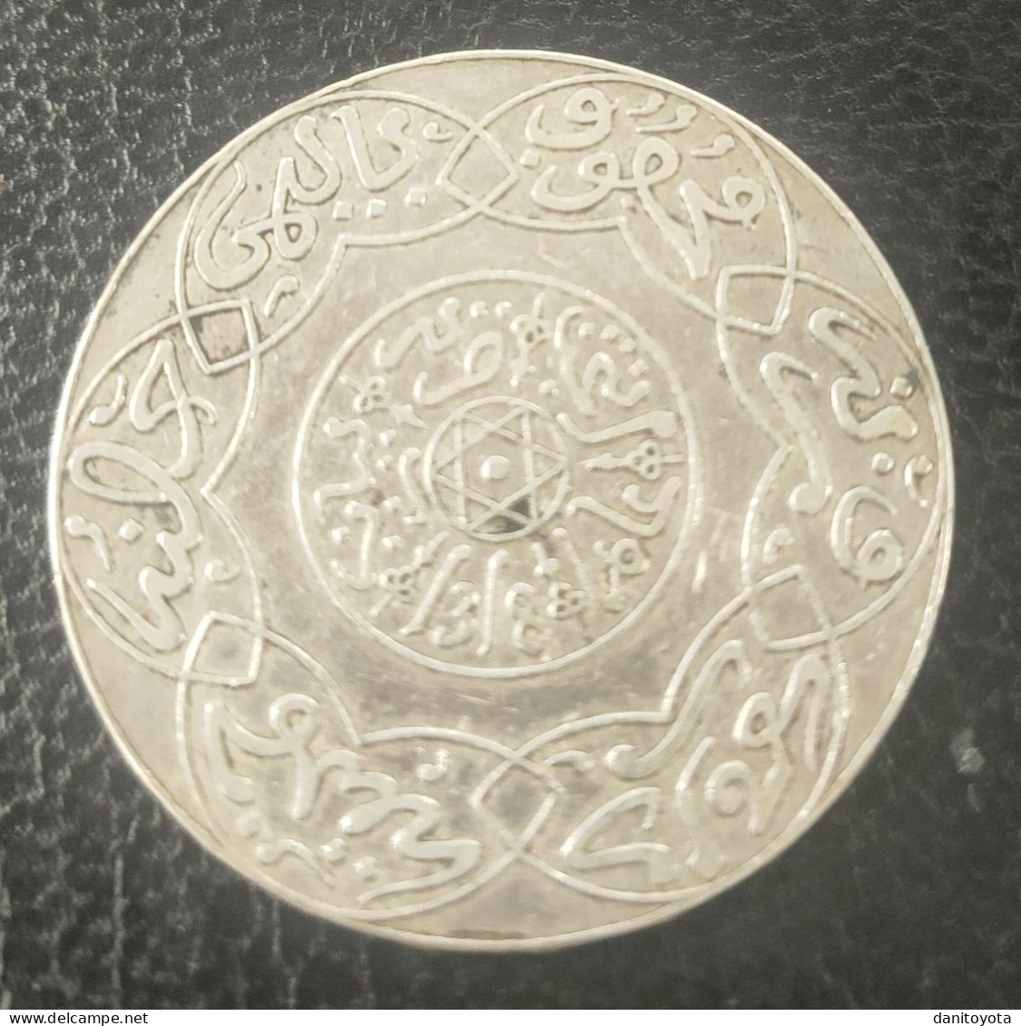 MARRUECOS. AÑO 1318H (1901). 5 DIRHAM PLATA PARIS. PESO 14,4 GR.  REF  A/F - Morocco