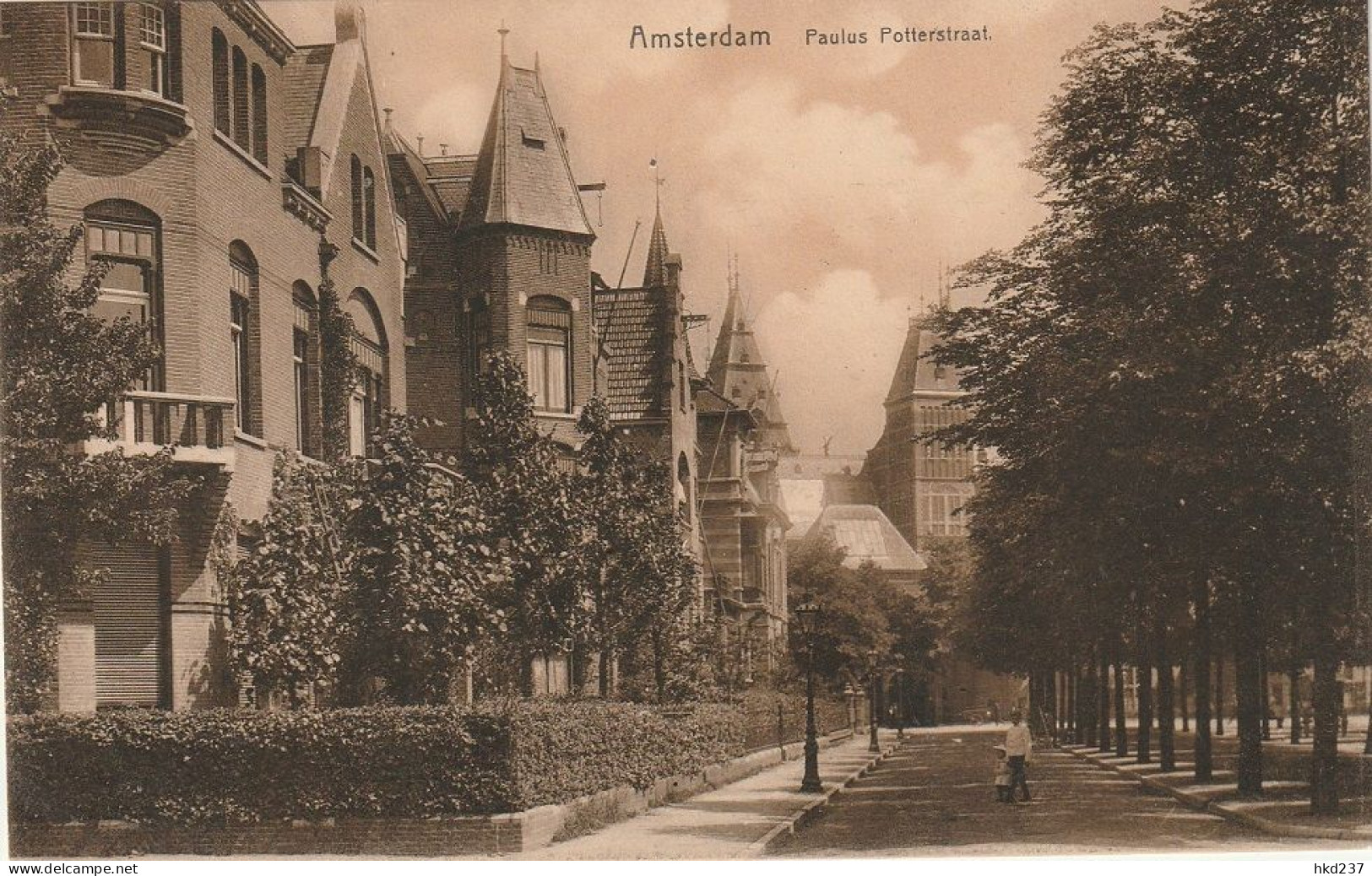 Amsterdam Paulus Potterstraat Hoek Honthorststraat # 1942     4533 - Amsterdam