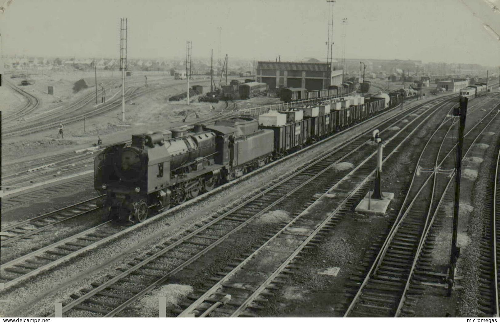 Transport De Lingots Chauds Entre Denain Forges Et Aciéries - 140-A-266 - Cliché J. Renaud 1955 - Eisenbahnen