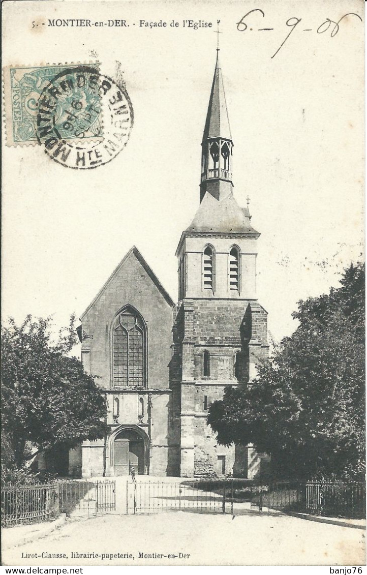 Montier-en-Der (52) - Façade De L'Eglise - Montier-en-Der