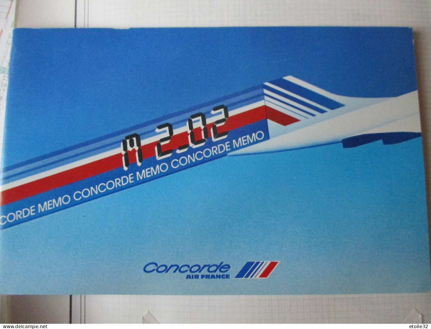 MEMO DU CONCORDE 10 Pages - Concorde