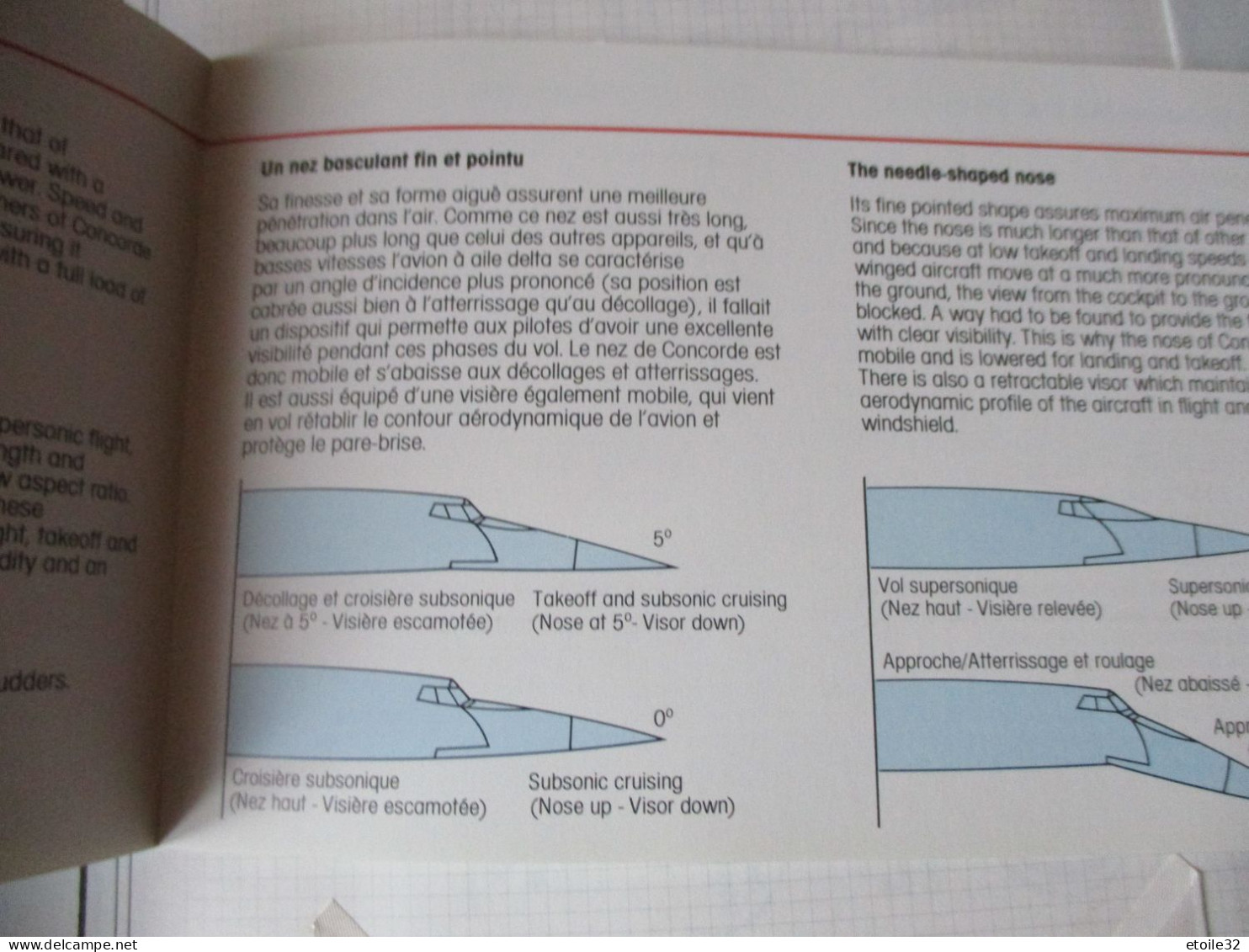 MEMO DU CONCORDE 10 Pages - Concorde