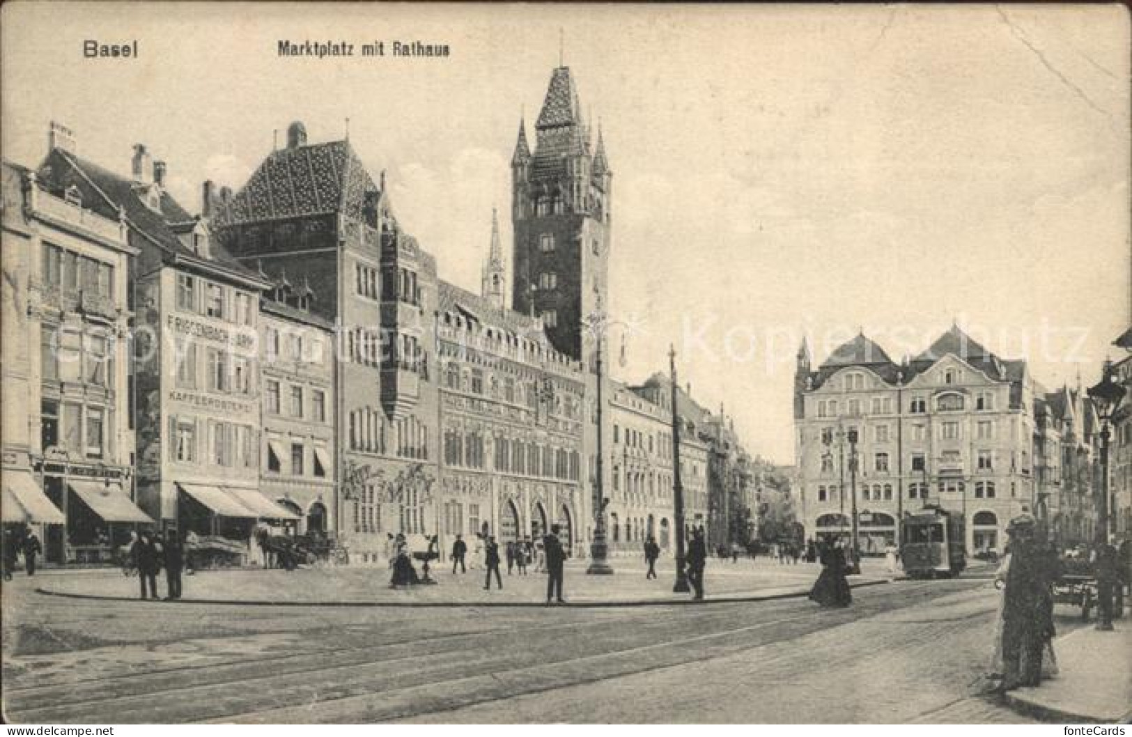 12334370 Basel BS Marktplatz Mit Rathaus Basel BS - Sonstige & Ohne Zuordnung