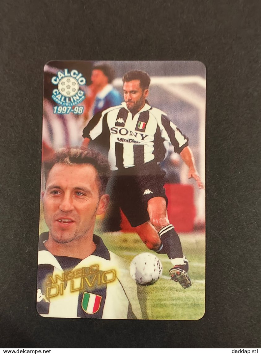 Panini Calcio Calling 1997/98 - Scheda Telefonica Nuova -  23/56 - Angelo Di Livio - Deportes