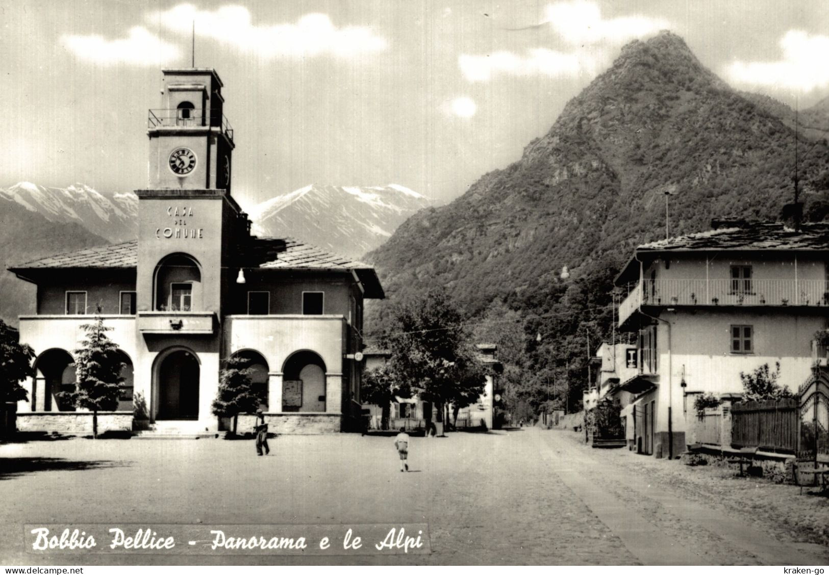 BOBBIO PELLICE, Torino - Municipio - Tabacchi - VG - #052 - Andere & Zonder Classificatie