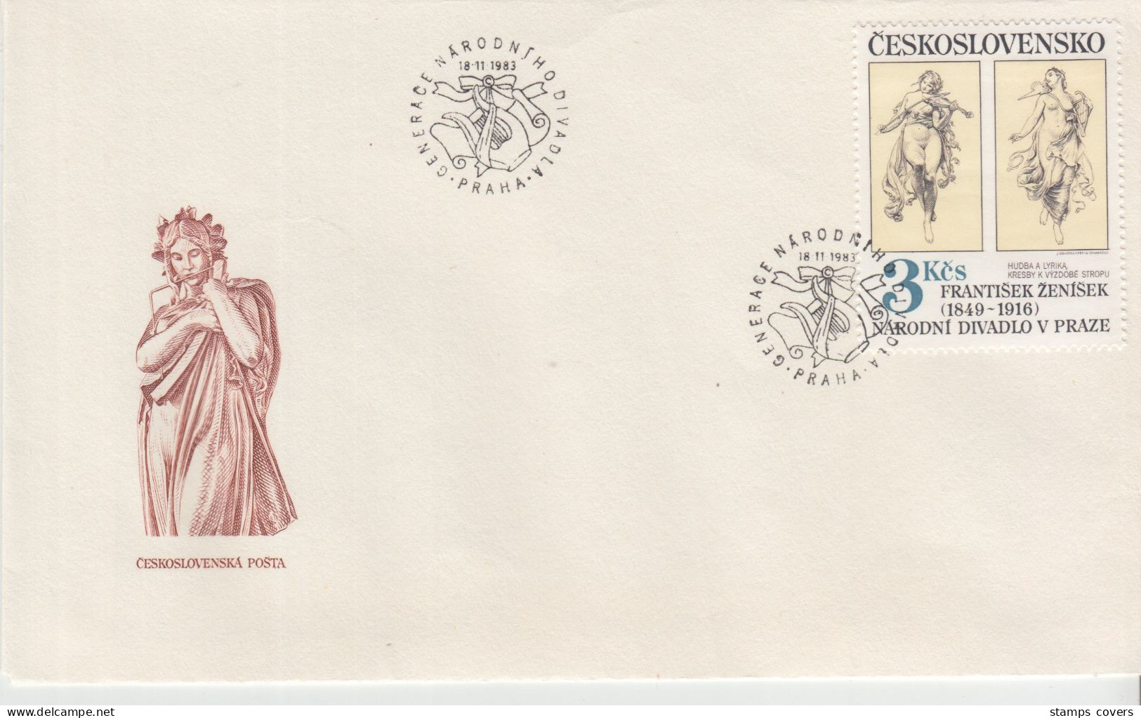 CESKOSLOVENSKO FDC MICHEL 2737/41 Painting - FDC