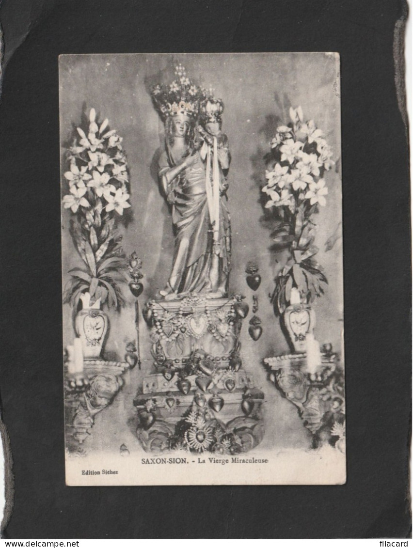 128724          Francia,     Saxon-Sion,   La  Vierge   Miraculeuse,   NV(scritta) - Vierge Marie & Madones