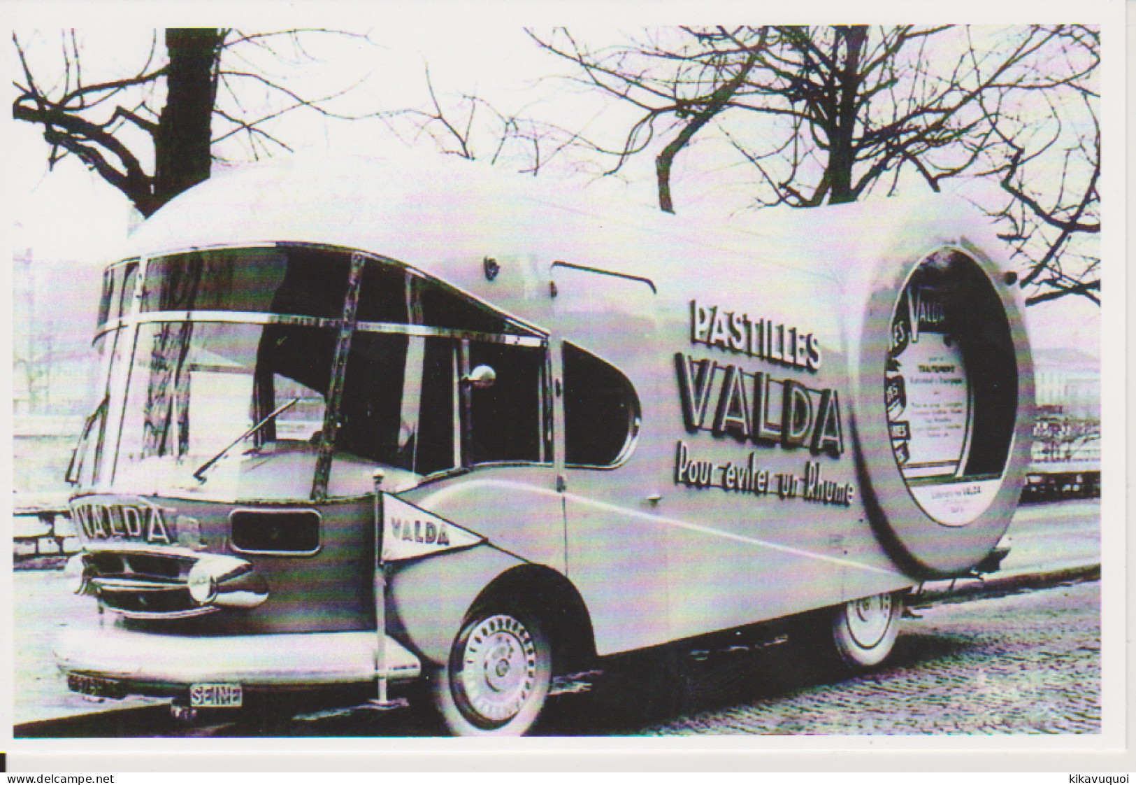CAMION PUB VALDA TOUR DE FRANCE 1955 - Carte Postale 10X15 CM NEUF - Passenger Cars