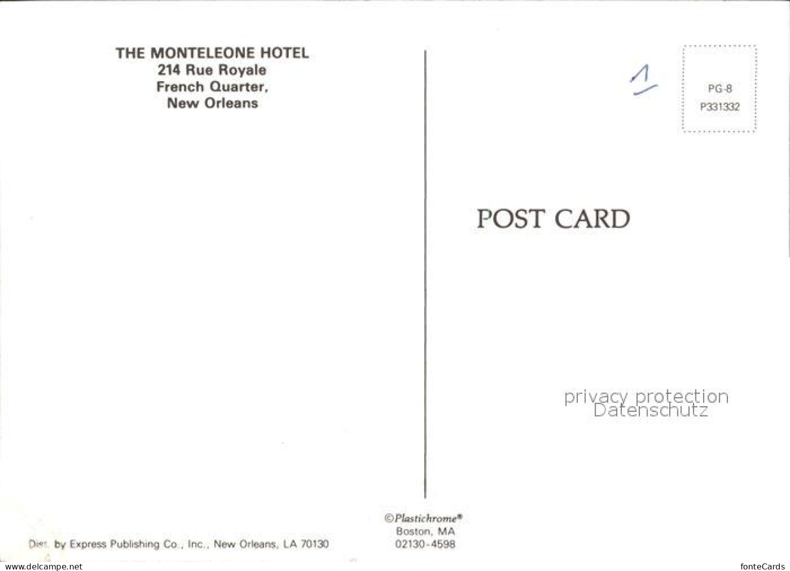 12334223 New_Orleans_Louisiana The Monteleone Hotel - Andere & Zonder Classificatie