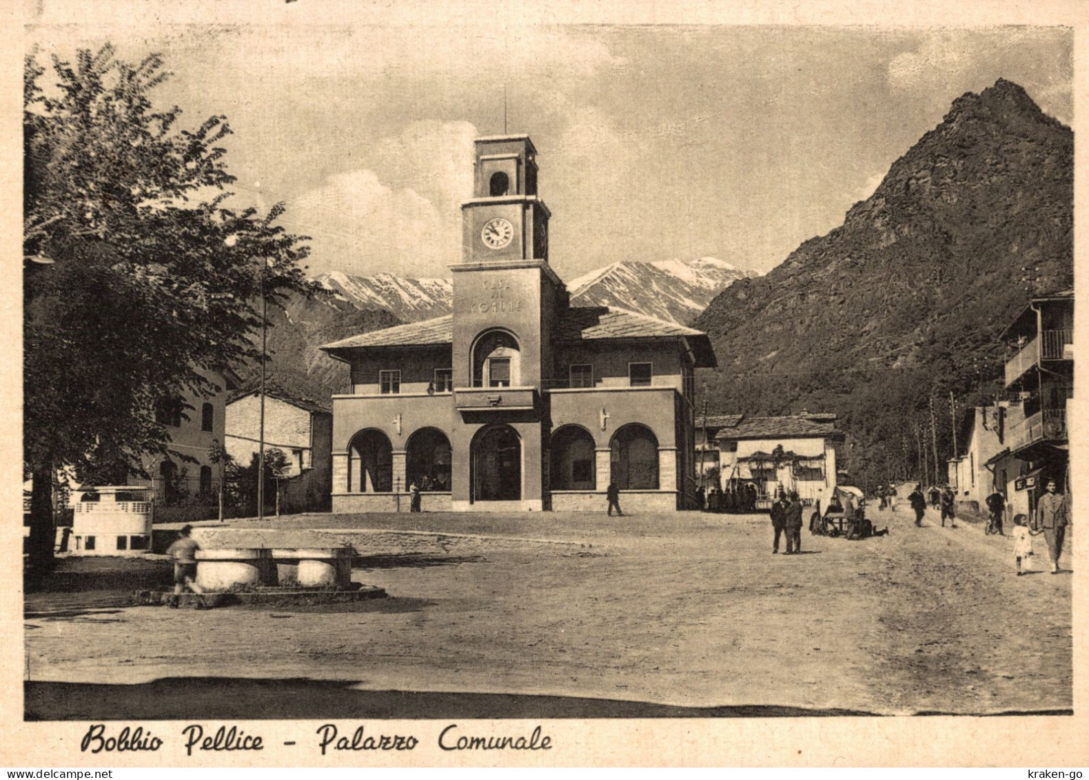 BOBBIO PELLICE, Torino - Municipio - Fascismo - VG - #053 - Autres & Non Classés