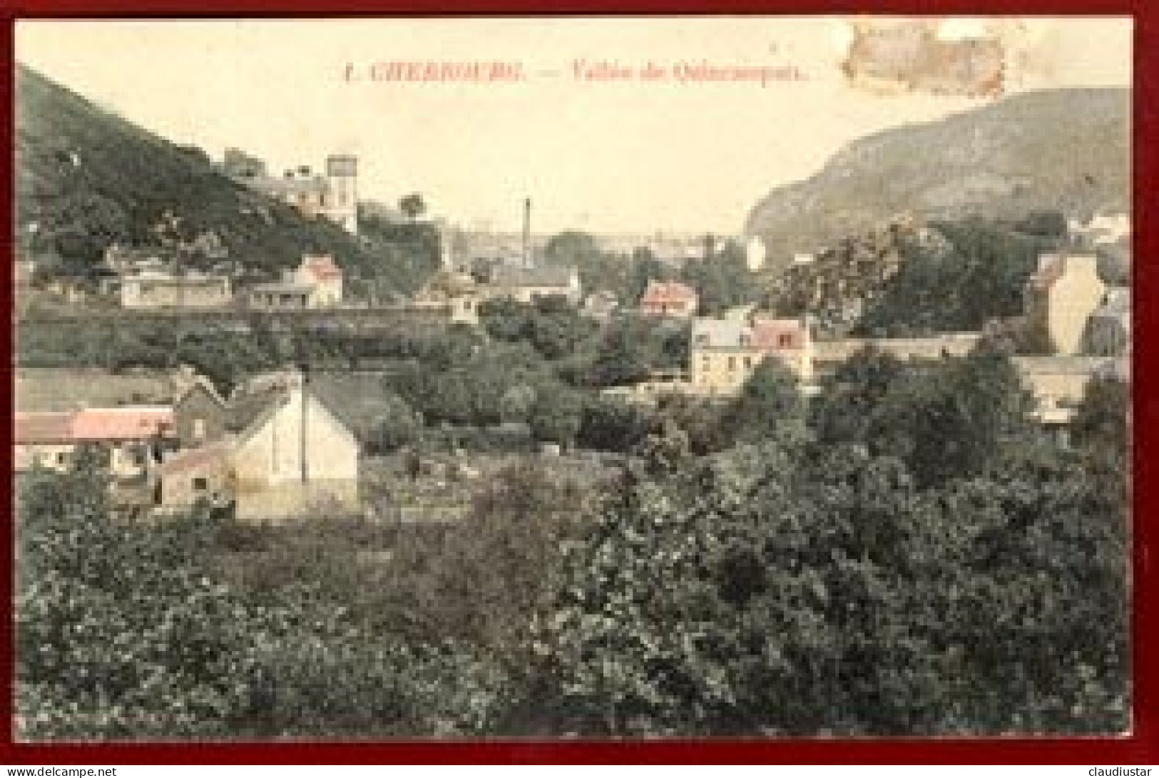 ** CARTE  CHERBOURG  -  VALLEE  De  QUINCAMPOIX ** - Cherbourg