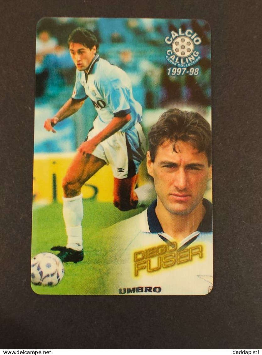 Panini Calcio Calling 1997/98 - Scheda Telefonica Nuova -  26/56 - Diego Fuser - Sport
