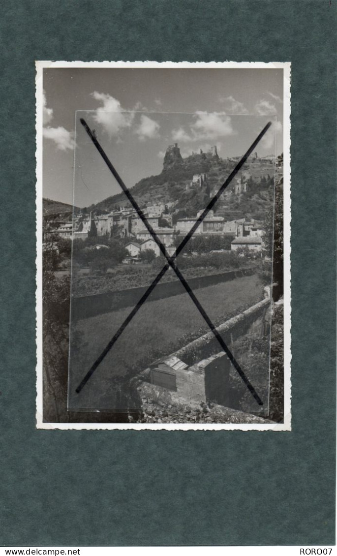 07 ARDECHE ROCHEMAURE PHOTO ORIGINALE 13x18cm Année 1938 - Rochemaure