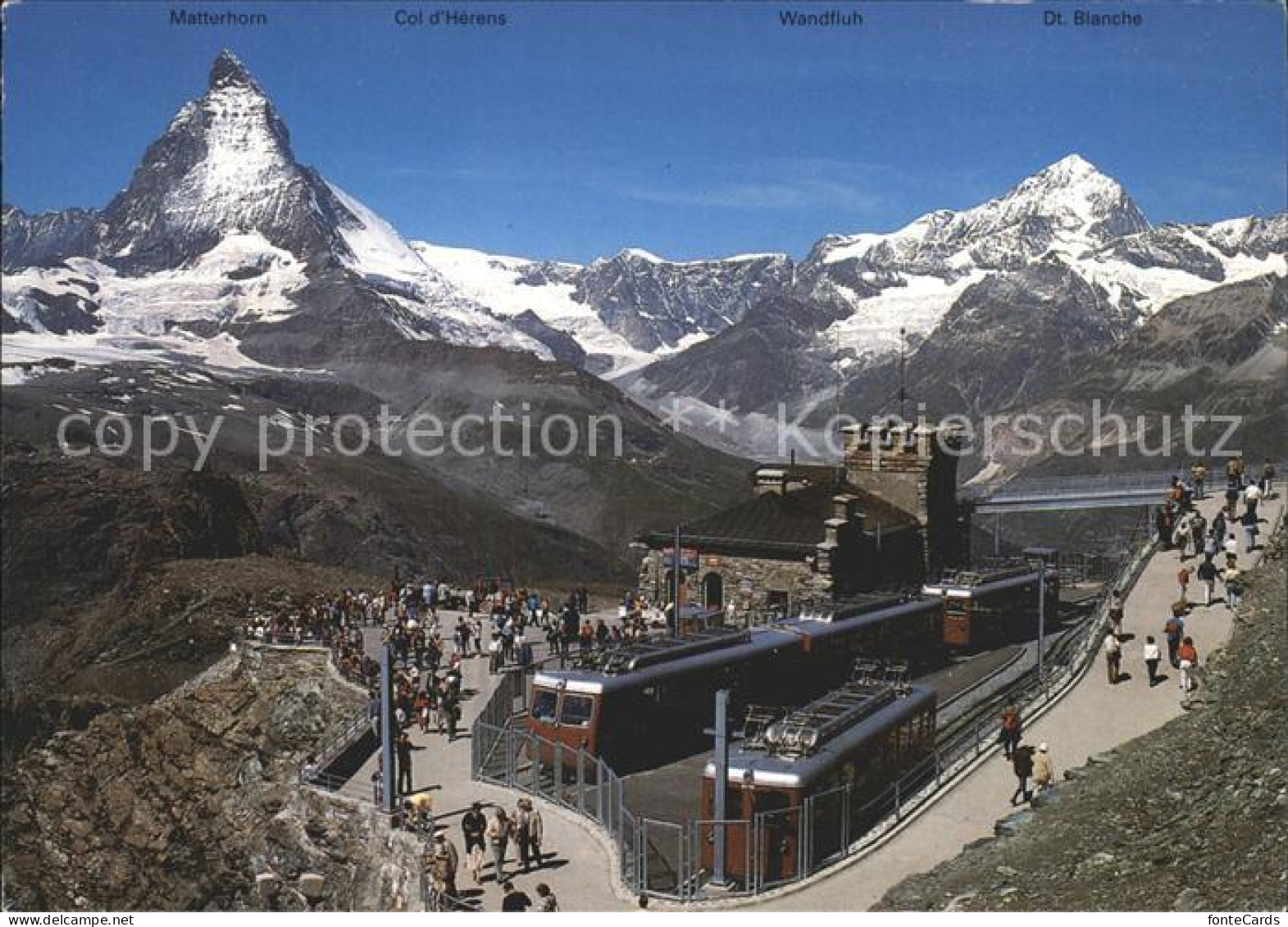 12331233 Gornergratbahn Bergstation Zermatt Gornergratbahn - Andere & Zonder Classificatie