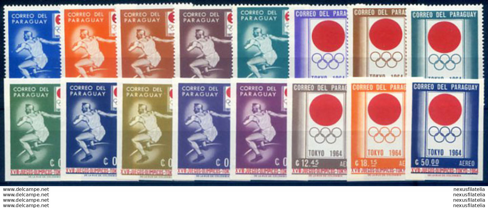 Sport. Olimpiadi Tokyo 1964. - Paraguay