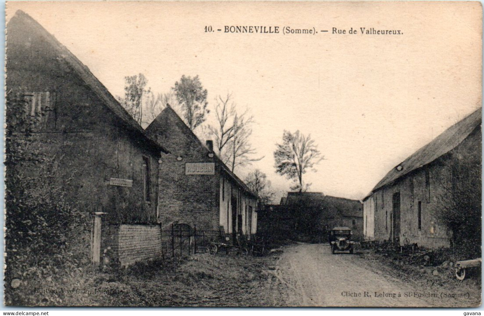 80 BONNEVILLE - Rue De Valheureux - Sonstige & Ohne Zuordnung