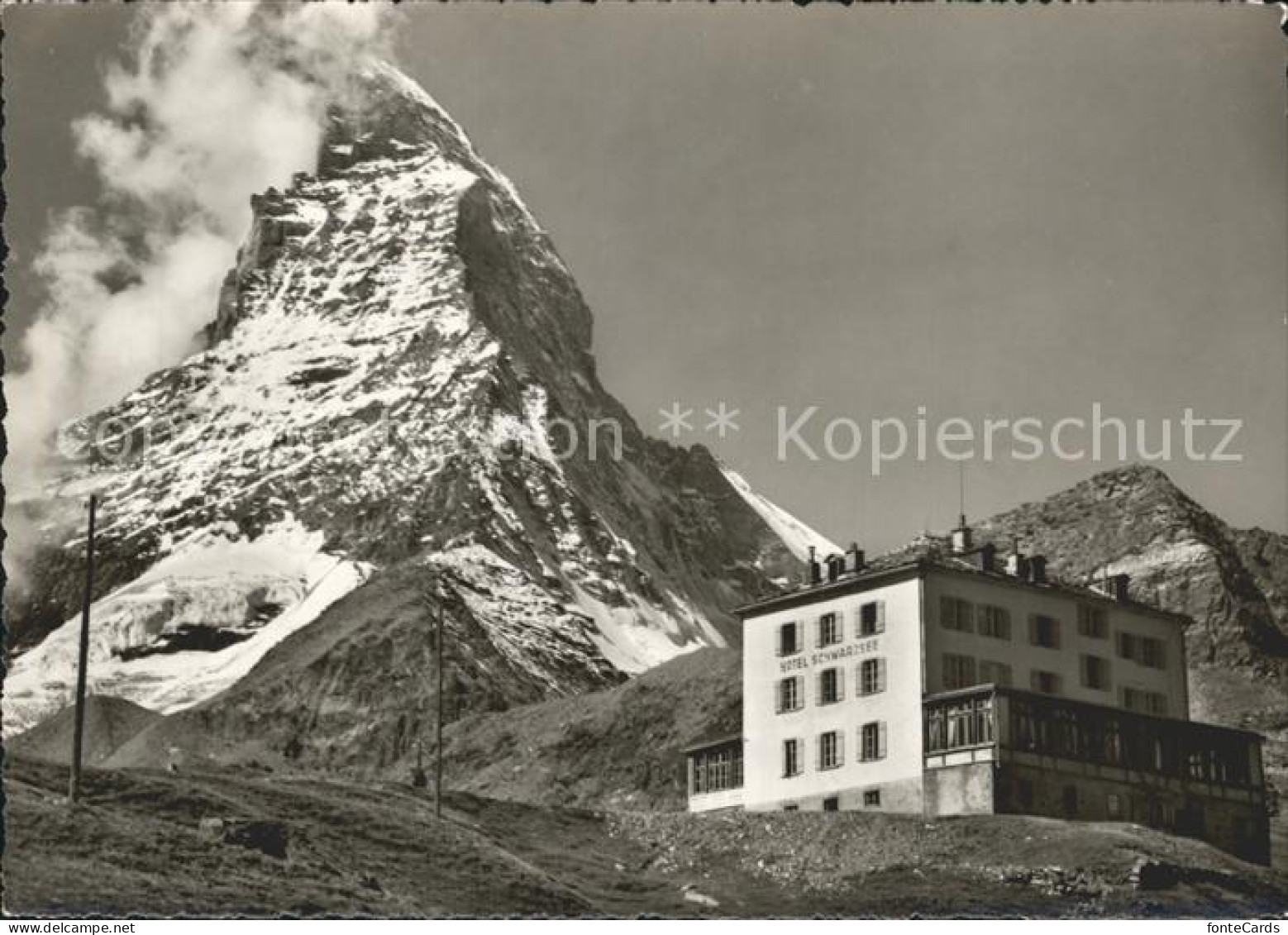 12327168 Zermatt VS Hotel Schwarz-See Matterhorn   - Autres & Non Classés