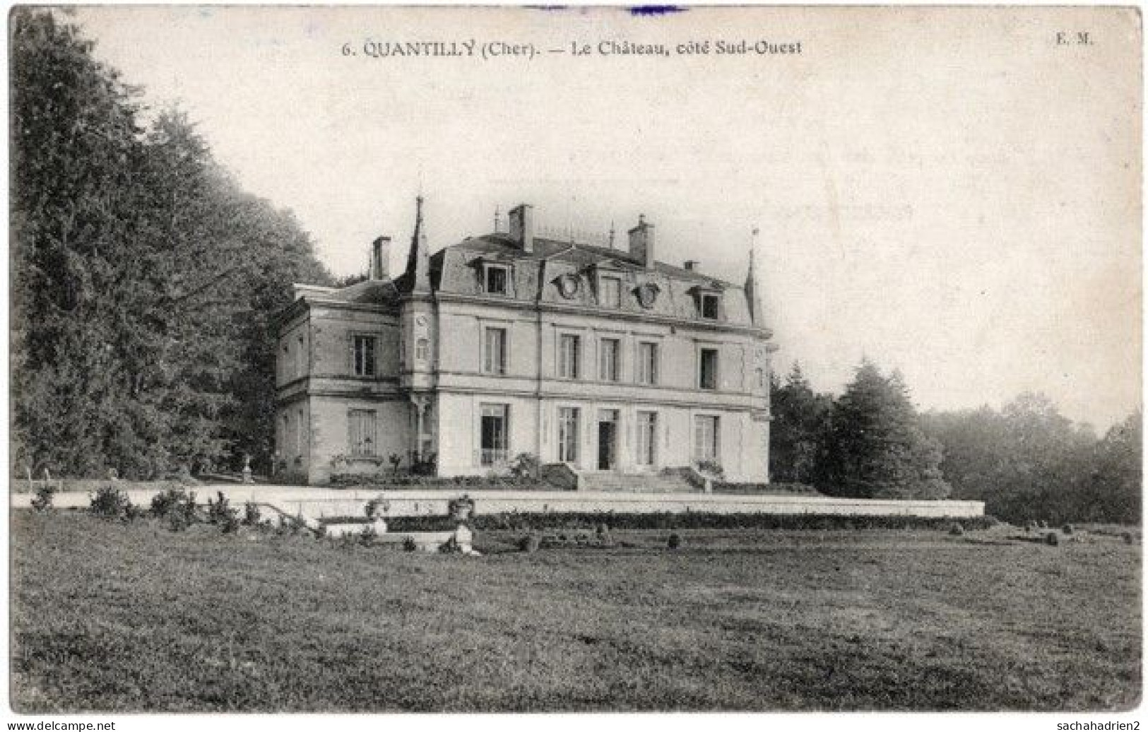 18. QUANTILLY. Le Château, Côté Sud-Ouest. 6 - Otros & Sin Clasificación