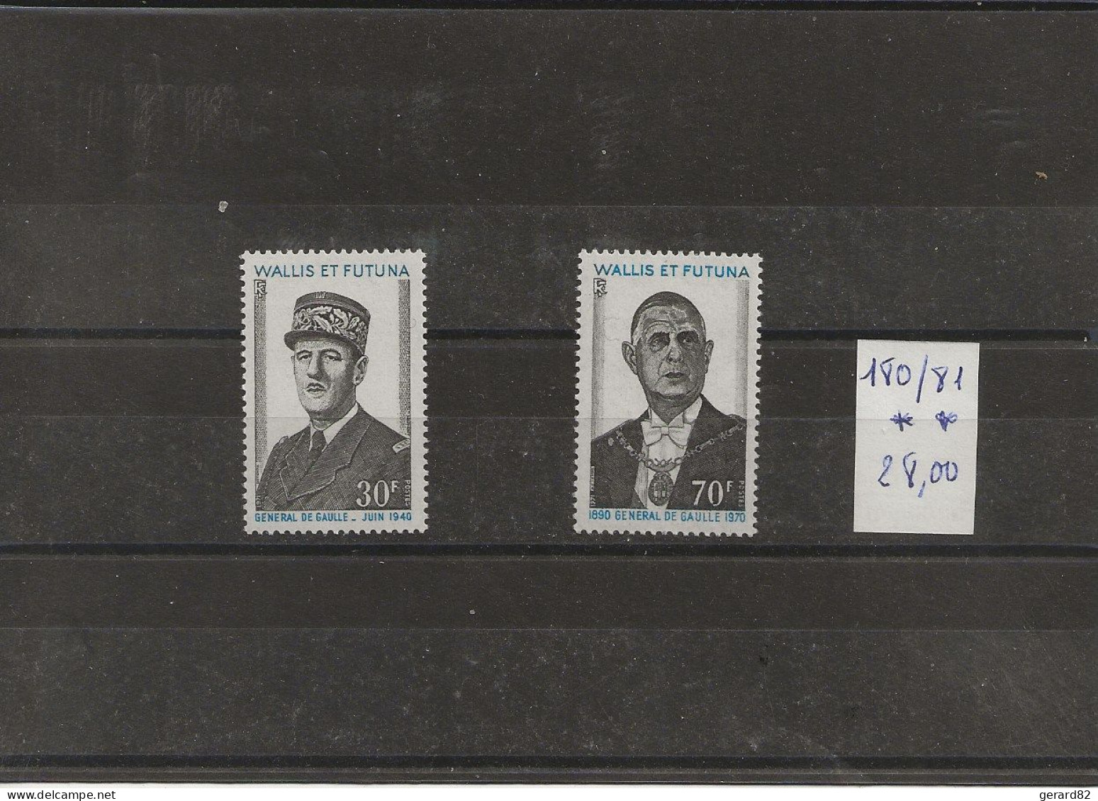 WALLIS ET FUTUNA    TIMBRES  N° 180/181   BONNE COTE    N** - Colecciones & Series