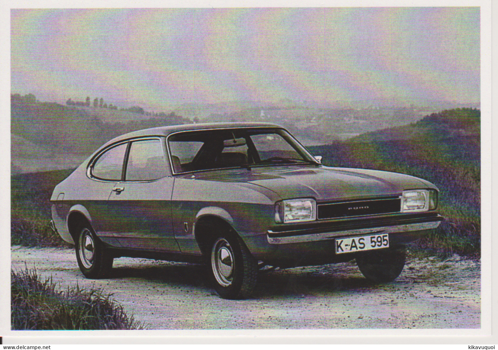 FORD CAPRI XL DE 1974 MK2 - Carte Postale 10X15 CM NEUF - Voitures De Tourisme