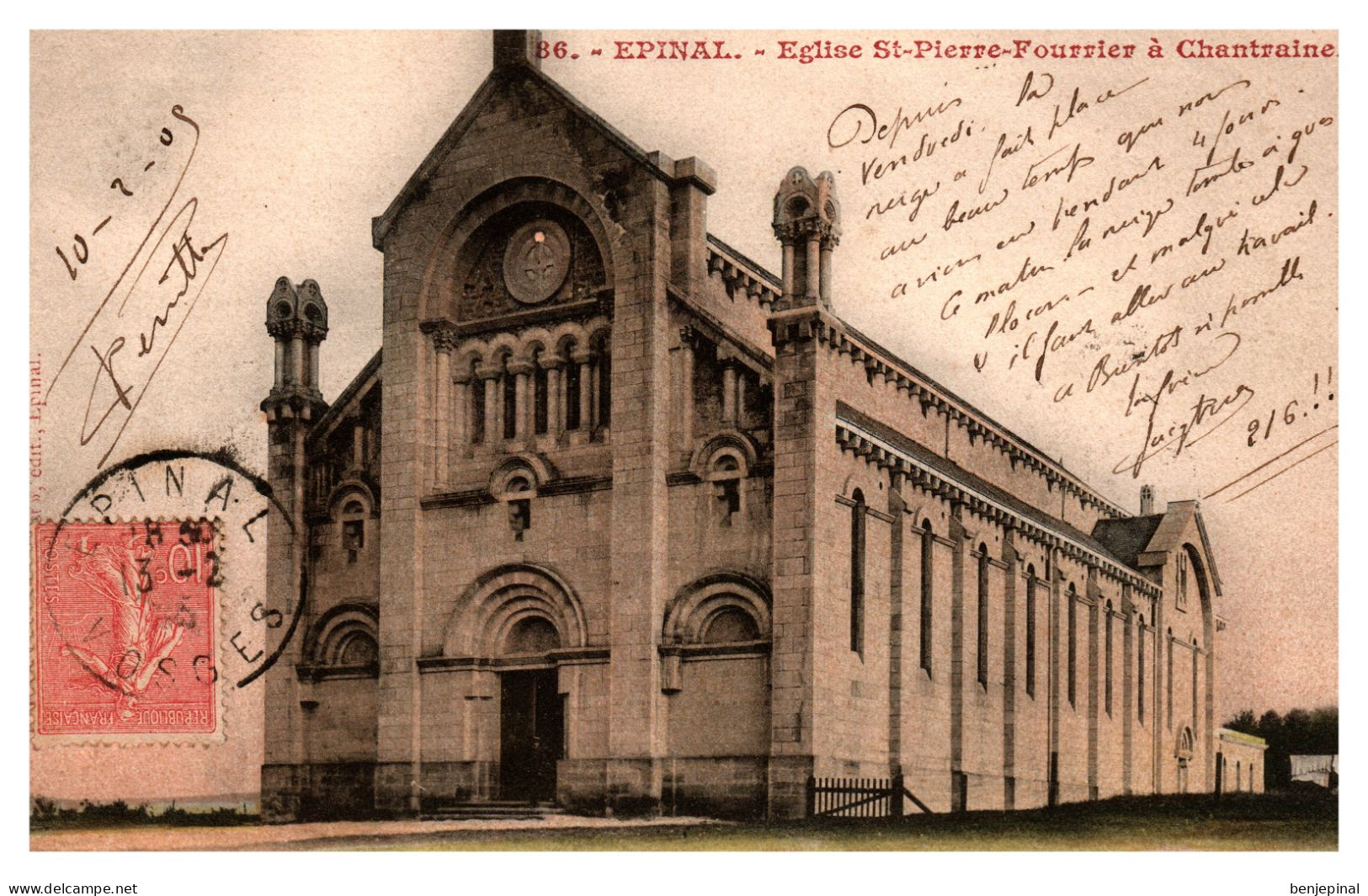 Epinal - Eglise Saint-Pierre-Fourier à Chantraine - Epinal