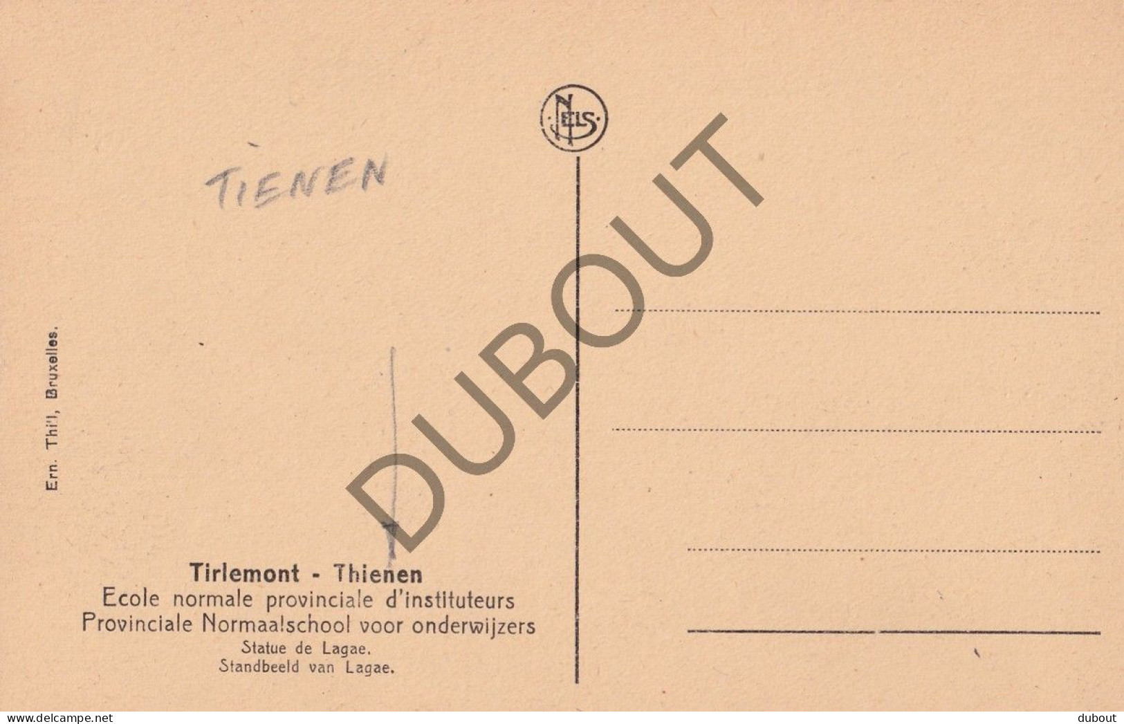 Postkaart - Carte Postale - Tienen - Ecole (C5394) - Tienen