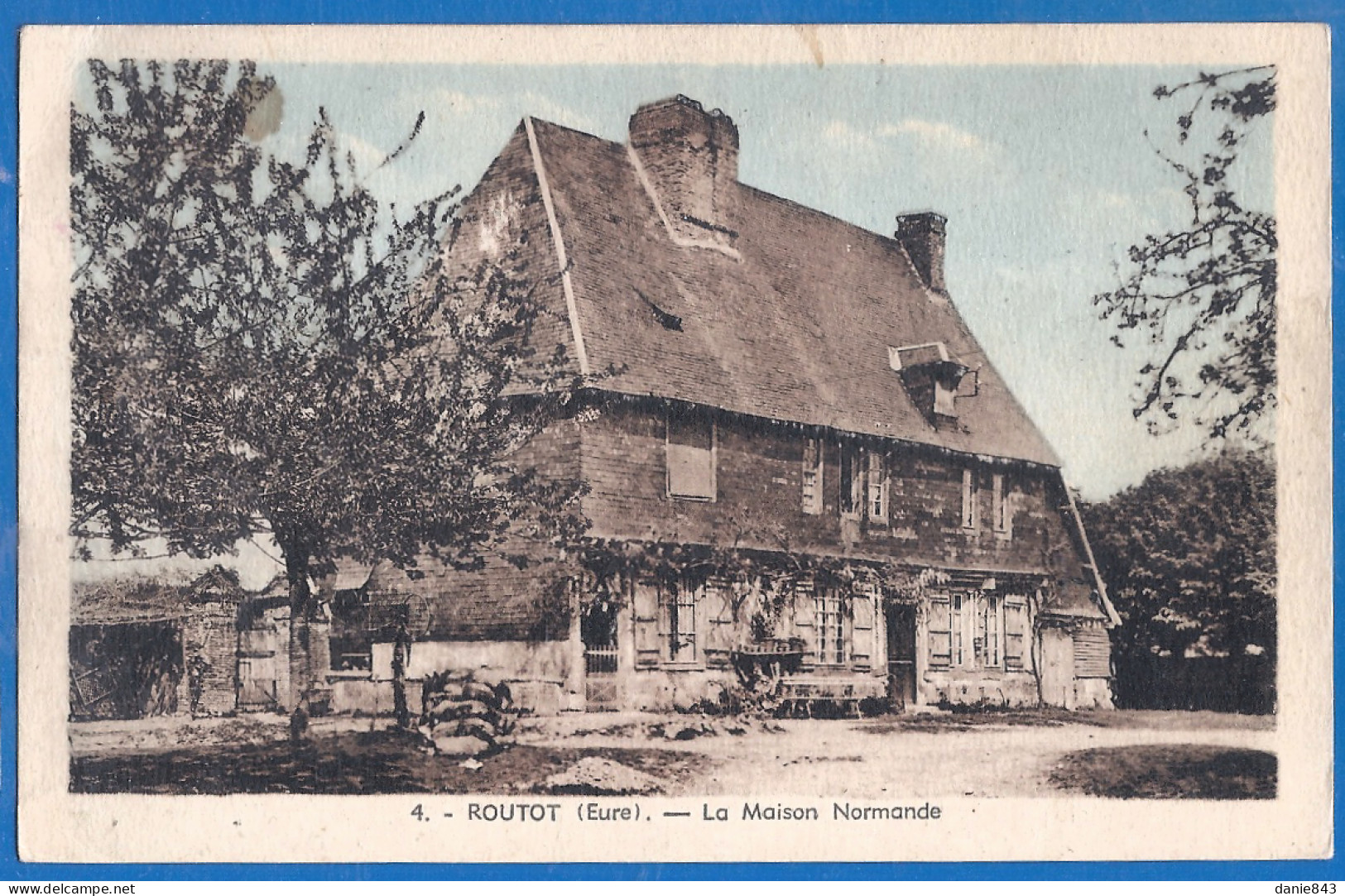 CPA  - EURE - ROUTOT - LA MAISON NORMANDE - Routot