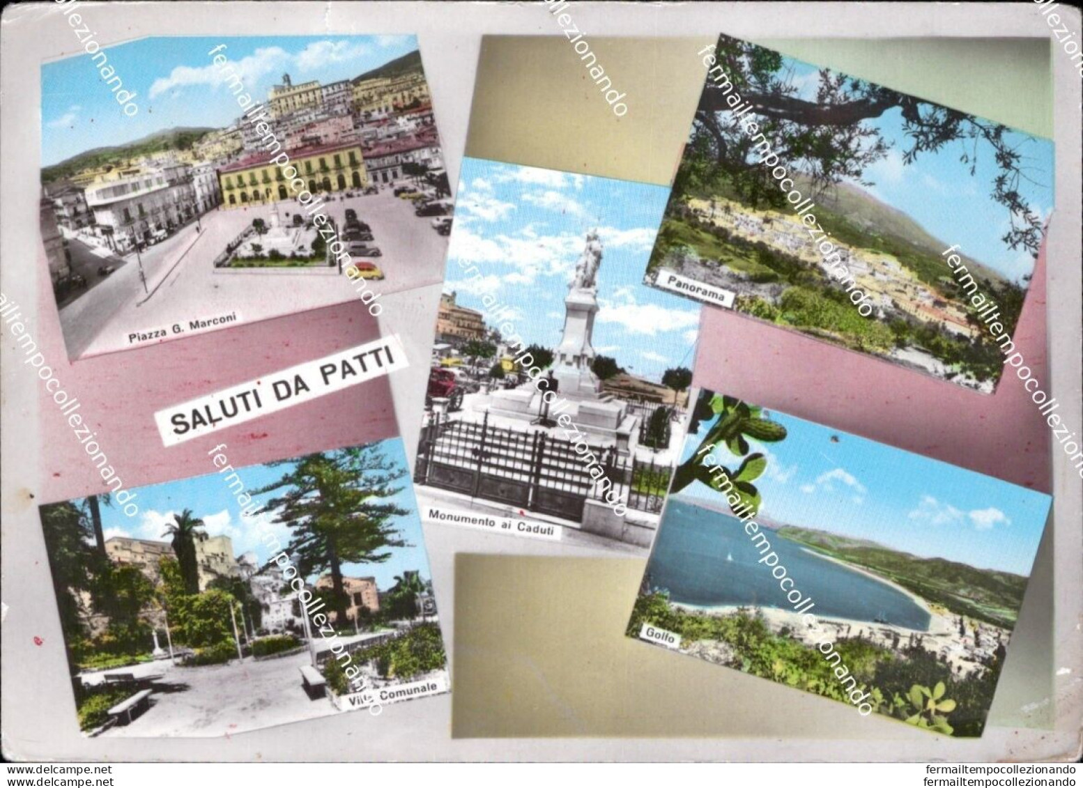 Cd701 Cartolina Saluti Da Patti Provincia Di Messina Sicilia - Messina