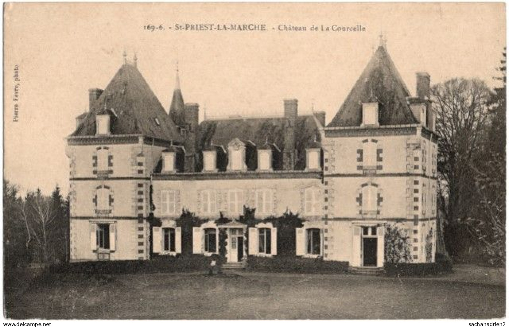 18. ST-PRIEST-LA-MARCHE. Château De La Courcelle. 169-6 - Other & Unclassified