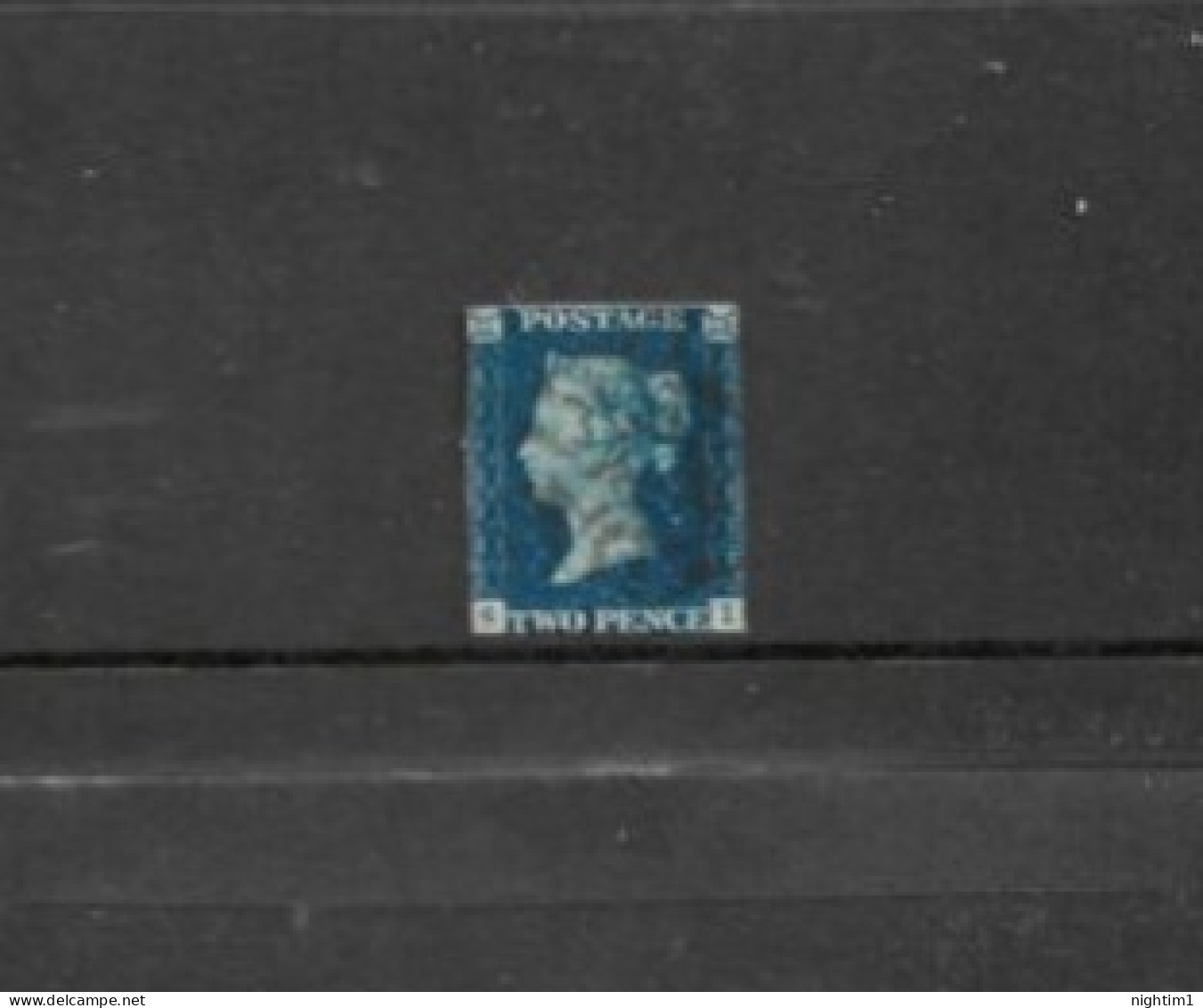 GREAT BRITAIN COLLECTION.  2d BLUE IMPERF. SPACEFILLER. - Used Stamps