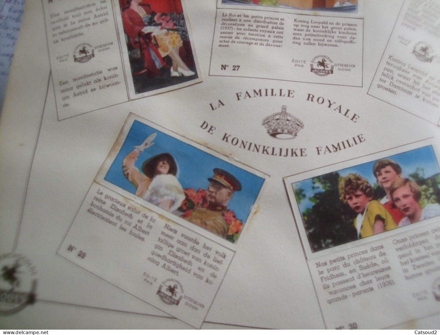 Album COMPLET Jacques LA FAMILLE ROYALE - Sammelbilderalben & Katalogue