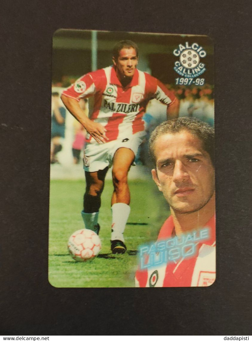 Panini Calcio Calling 1997/98 - Scheda Telefonica Nuova -  34/56 - Pasquale Luiso - Deportes