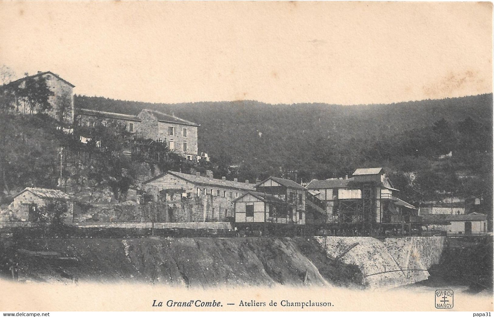 La Grand'Combe   Ateliers De Champclauson - La Grand-Combe