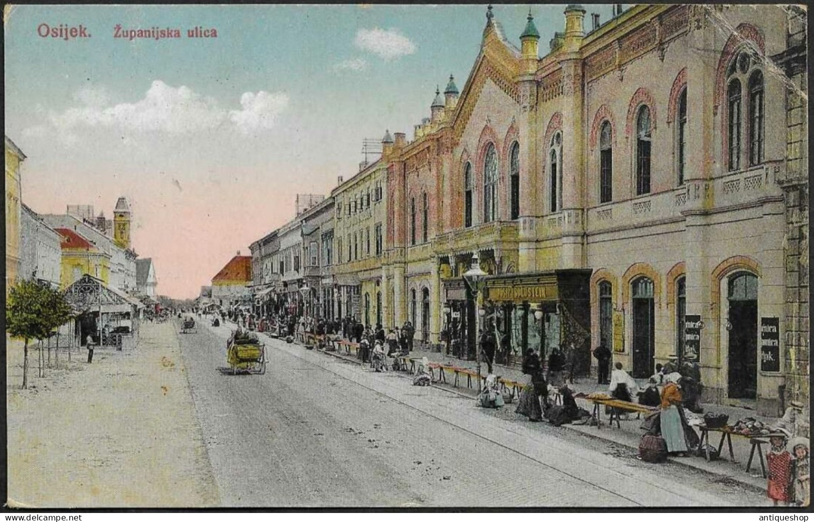 Croatia-----Osijek-----old Postcard - Croatie